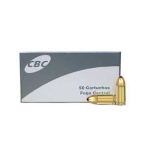 Munição CBC 9mm Luger ETOG 124gr – 50rds.