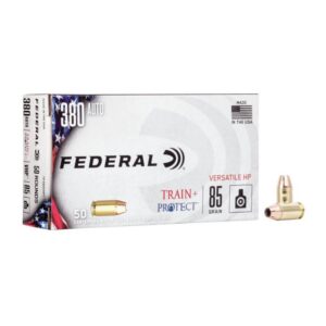 Munição Federal Train+Protect Cal.380AUTO VHP 85gr – Caixa com 50un