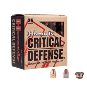 Munição Hornady .380 AUTO FTX 90GR Critical Defense – CX 25un