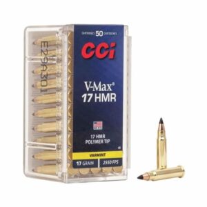 Munição CCI .17 HMR 17GR V-MAX – 50un